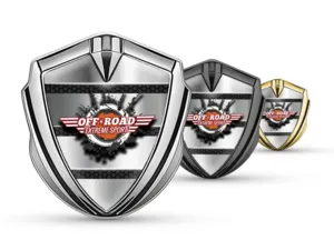 Metal Domed Emblem Durable Stylish Shape